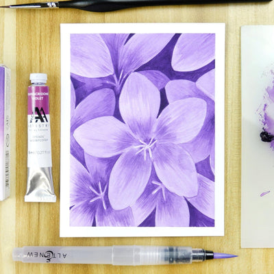 Watercolor Artists' Watercolor Tube - Quinacridone Violet - (PV.19)