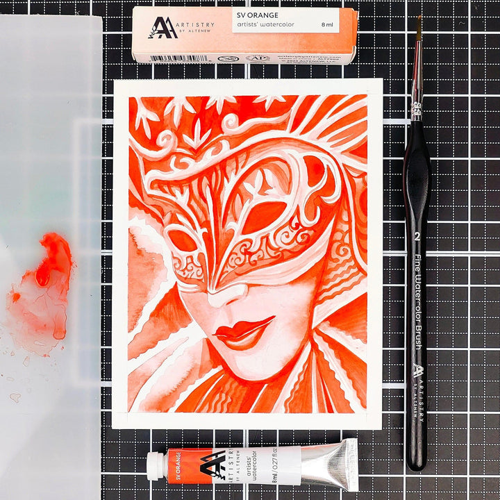 Watercolor Artists' Watercolor Tube - Sv Orange