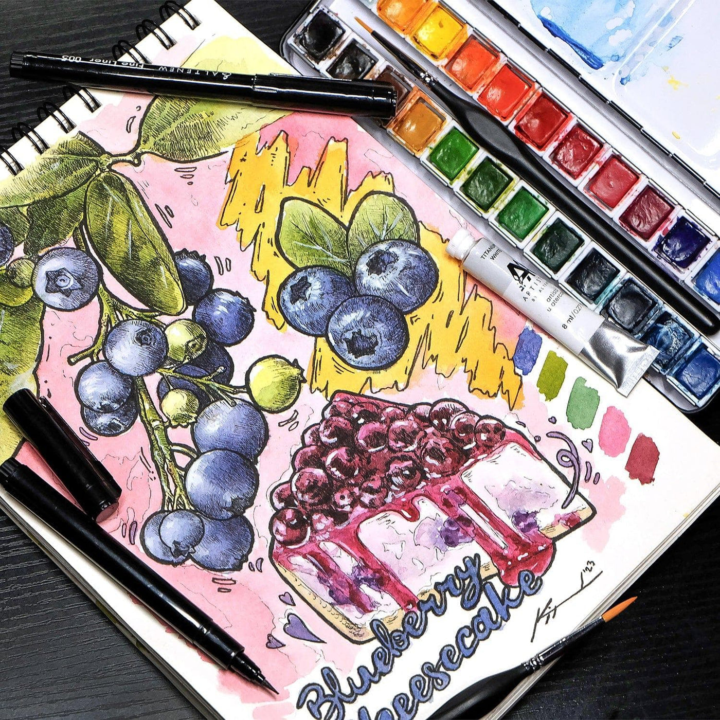Watercolor Artists' Watercolor Tube - Titanium White - (PW.6)
