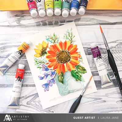 Watercolor Artists' Watercolor Tube - Toluidine Red - (PR.3)