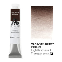 Watercolor Artists' Watercolor Tube - Van Dyck Brown