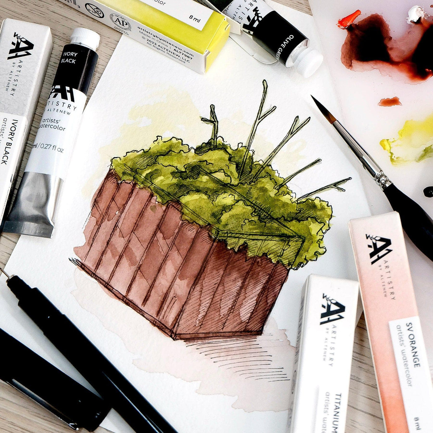 Watercolor Artists' Watercolor Tube - Yellow Lemon