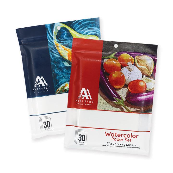 Watercolor Bundle Dual Texture Watercolor Paper Set Bundle