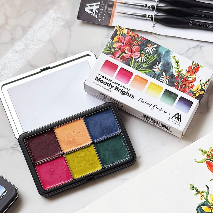 Watercolor Bundle Pocket-Perfect Watercolor Compacts Bundle