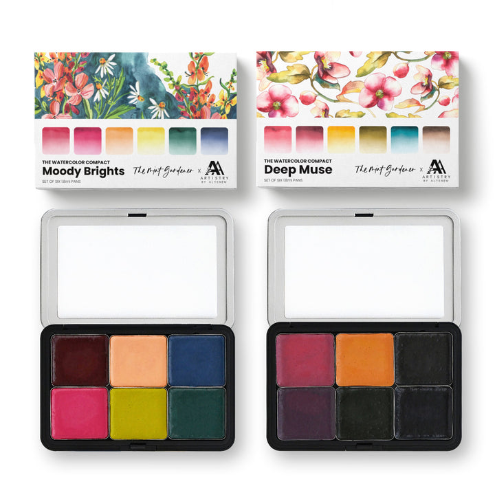 Watercolor Bundle Pocket-Perfect Watercolor Compacts Bundle