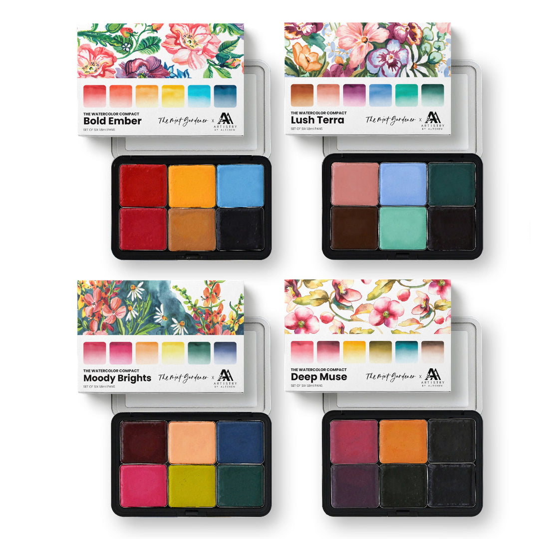 Watercolor Bundle Watercolor Compacts - The Full Collection