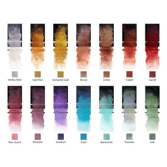 Watercolor Metallic Watercolor 14 Pan Set