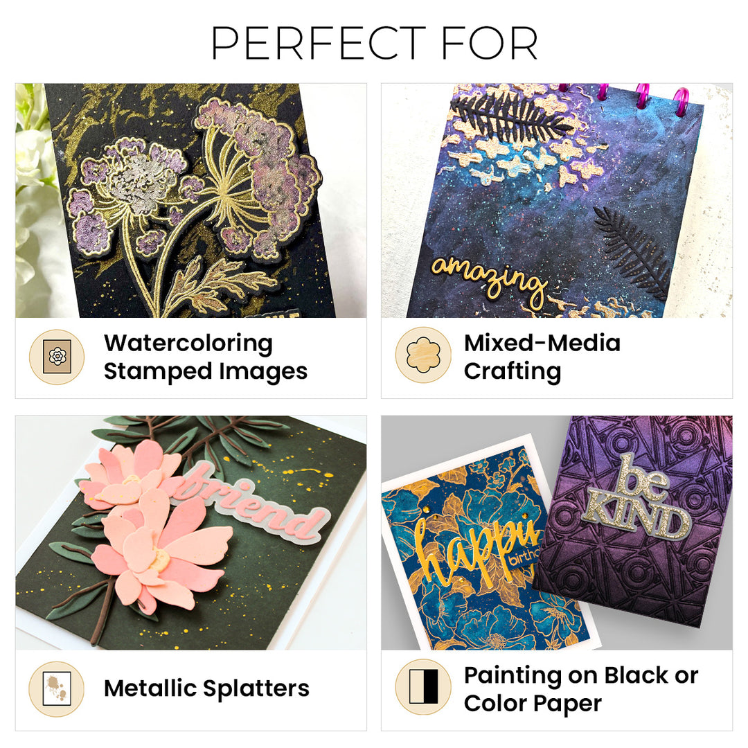 Watercolor Metallic Watercolor 14 Pan Set