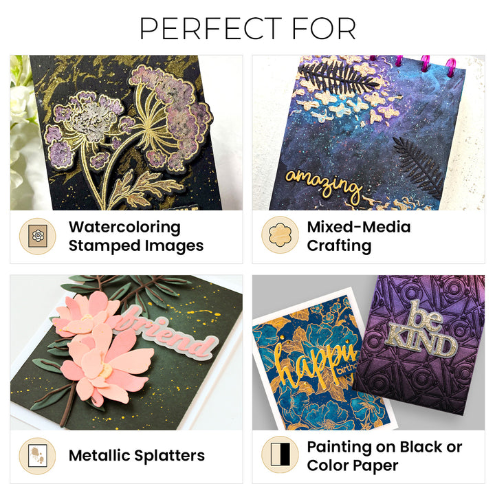 Watercolor Metallic Watercolor 14 Pan Set