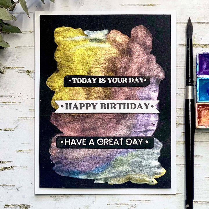 Watercolor Metallic Watercolor 14 Pan Set