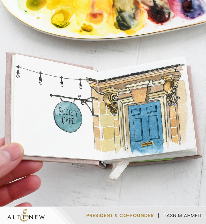 Watercolor Paper Luxe Watercolor Sketchbook - 3"x 3", 300 gsm