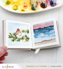 Watercolor Paper Luxe Watercolor Sketchbook - 3"x 3", 300 gsm