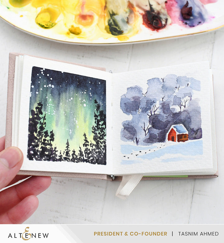 Watercolor Paper Luxe Watercolor Sketchbook - 3"x 3", 300 gsm