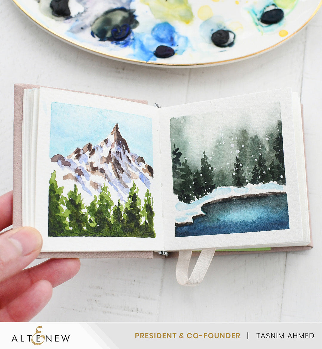 Watercolor Paper Luxe Watercolor Sketchbook - 3"x 3", 300 gsm