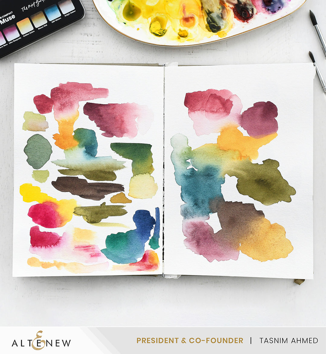 Watercolor Paper Luxe Watercolor Sketchbook - A5 (5.8" x 8.3") Portrait, 300 gsm