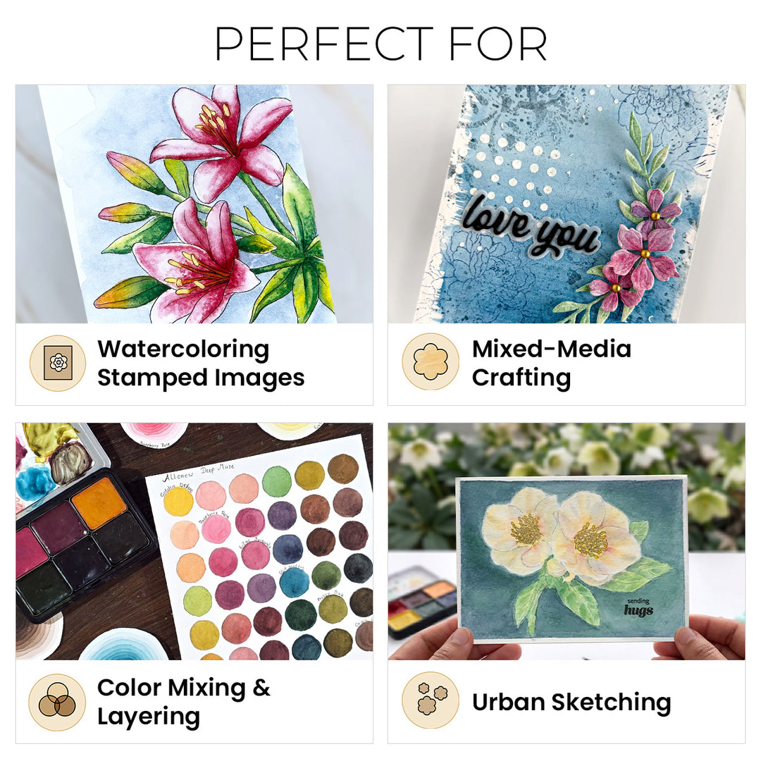 Watercolor Watercolor Compact - Bold Ember