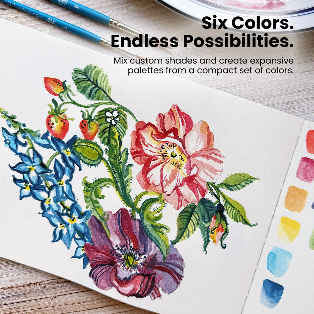 Watercolor Watercolor Compact - Bold Ember
