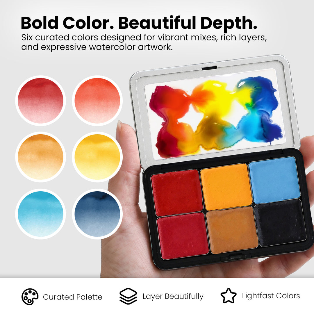 Watercolor Watercolor Compact - Bold Ember