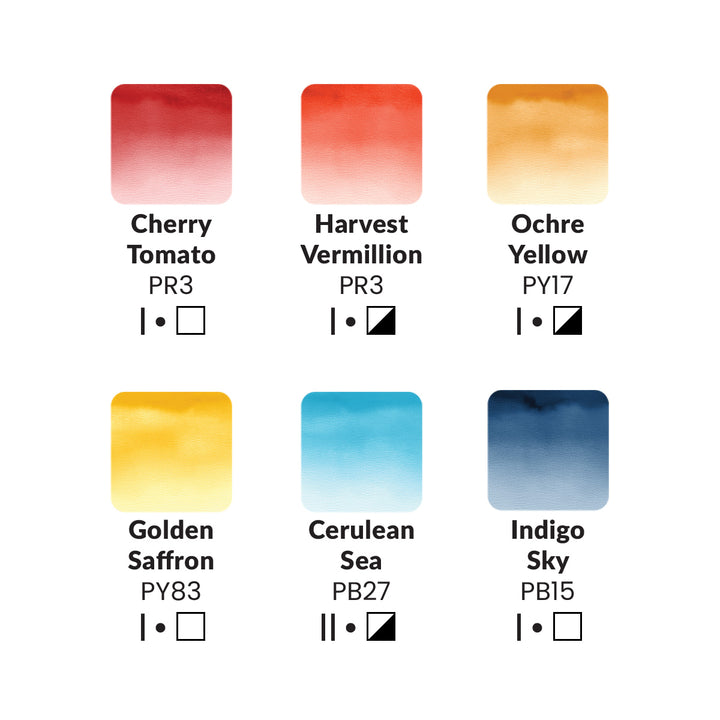 Watercolor Watercolor Compact - Bold Ember