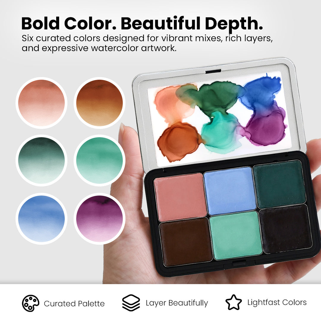 Watercolor Watercolor Compact - Lush Terra