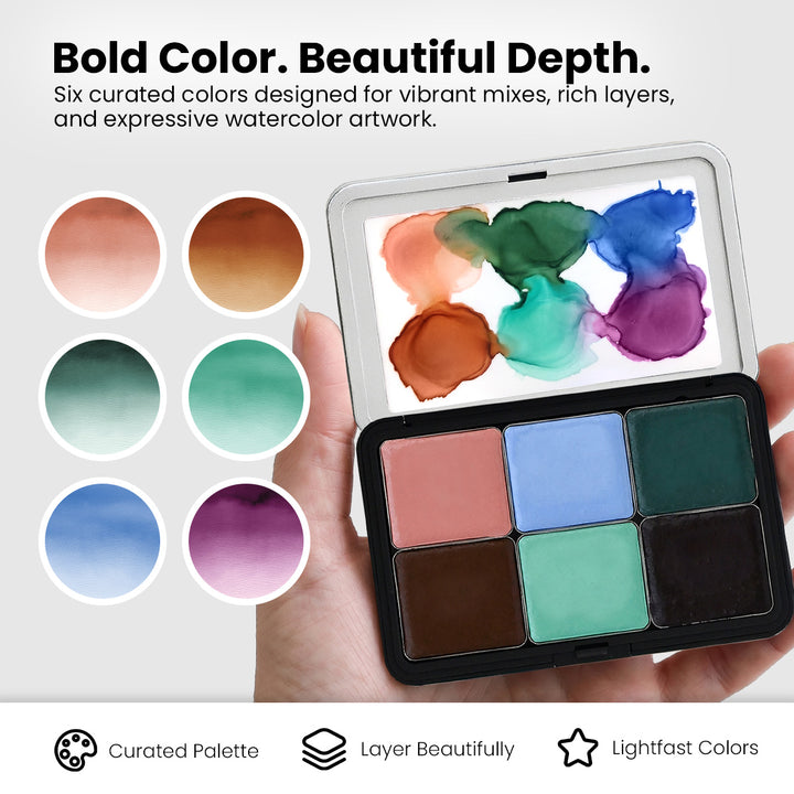 Watercolor Watercolor Compact - Lush Terra