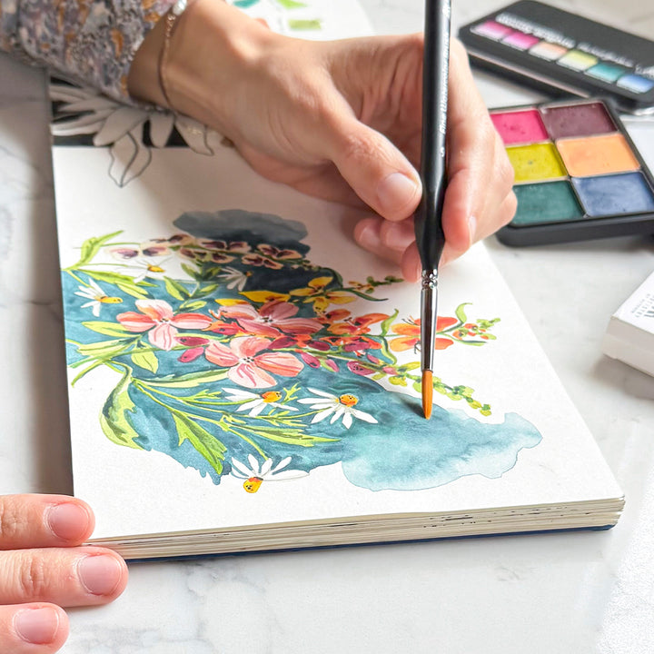 Watercolor Watercolor Compact - Moody Brights