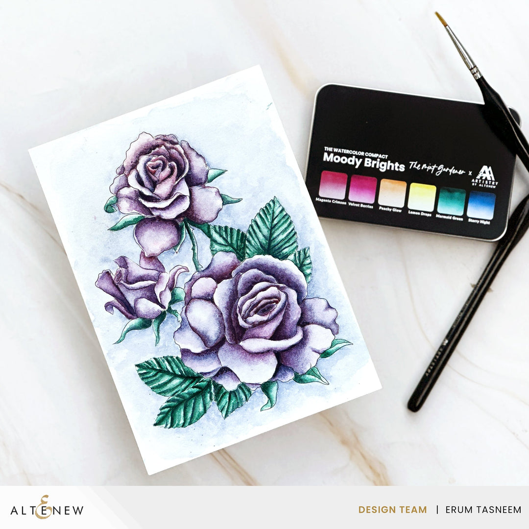 Watercolor Watercolor Compact - Moody Brights