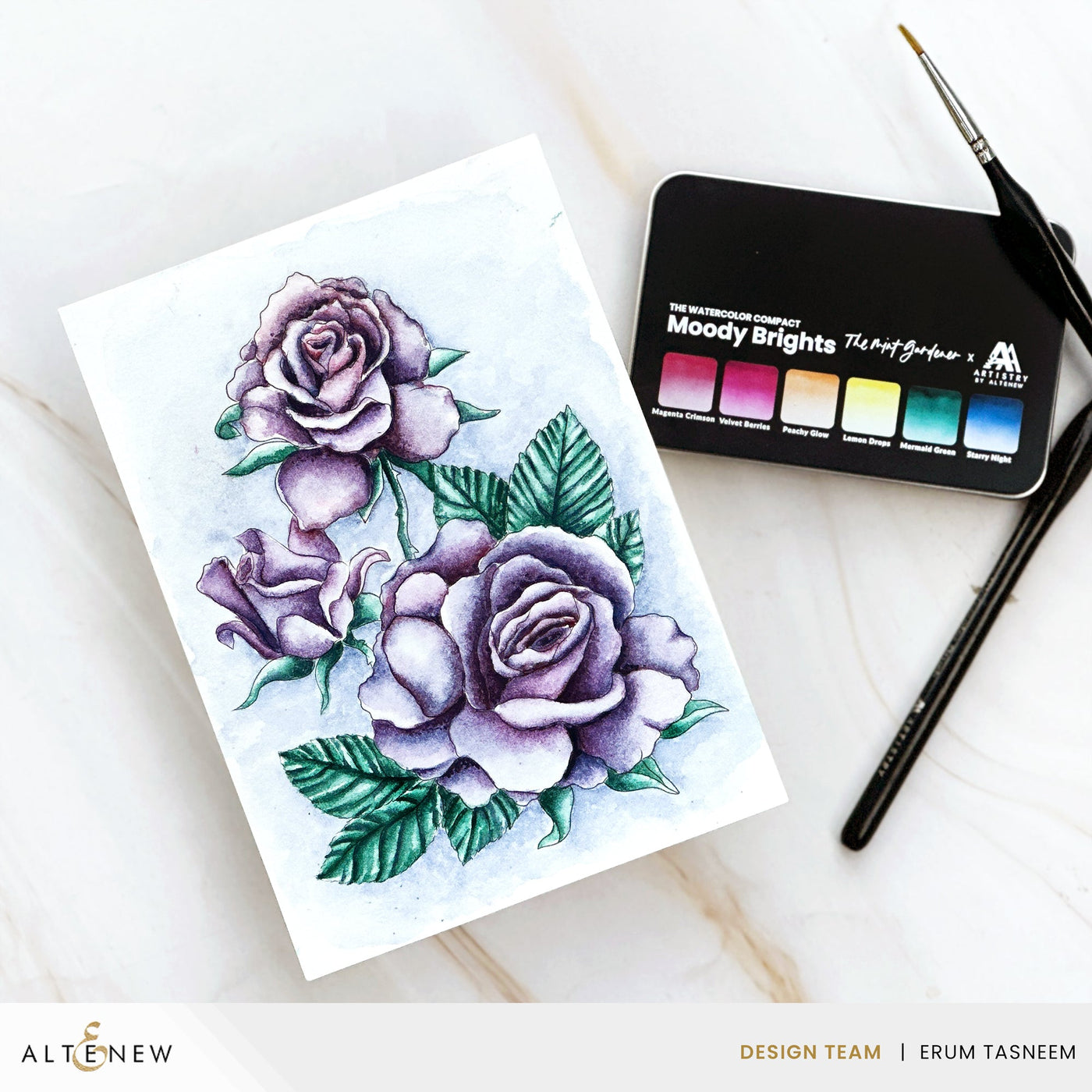 Watercolor Watercolor Compact - Moody Brights