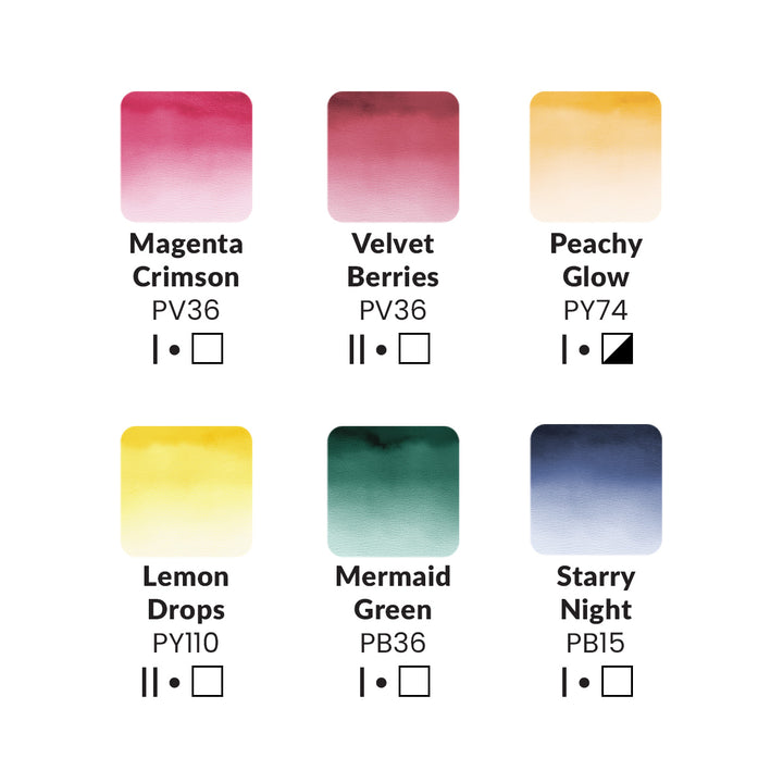 Watercolor Watercolor Compact - Moody Brights