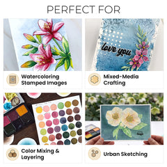 Watercolor Watercolor Compact - Moody Brights
