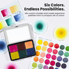 Watercolor Watercolor Compact - Moody Brights