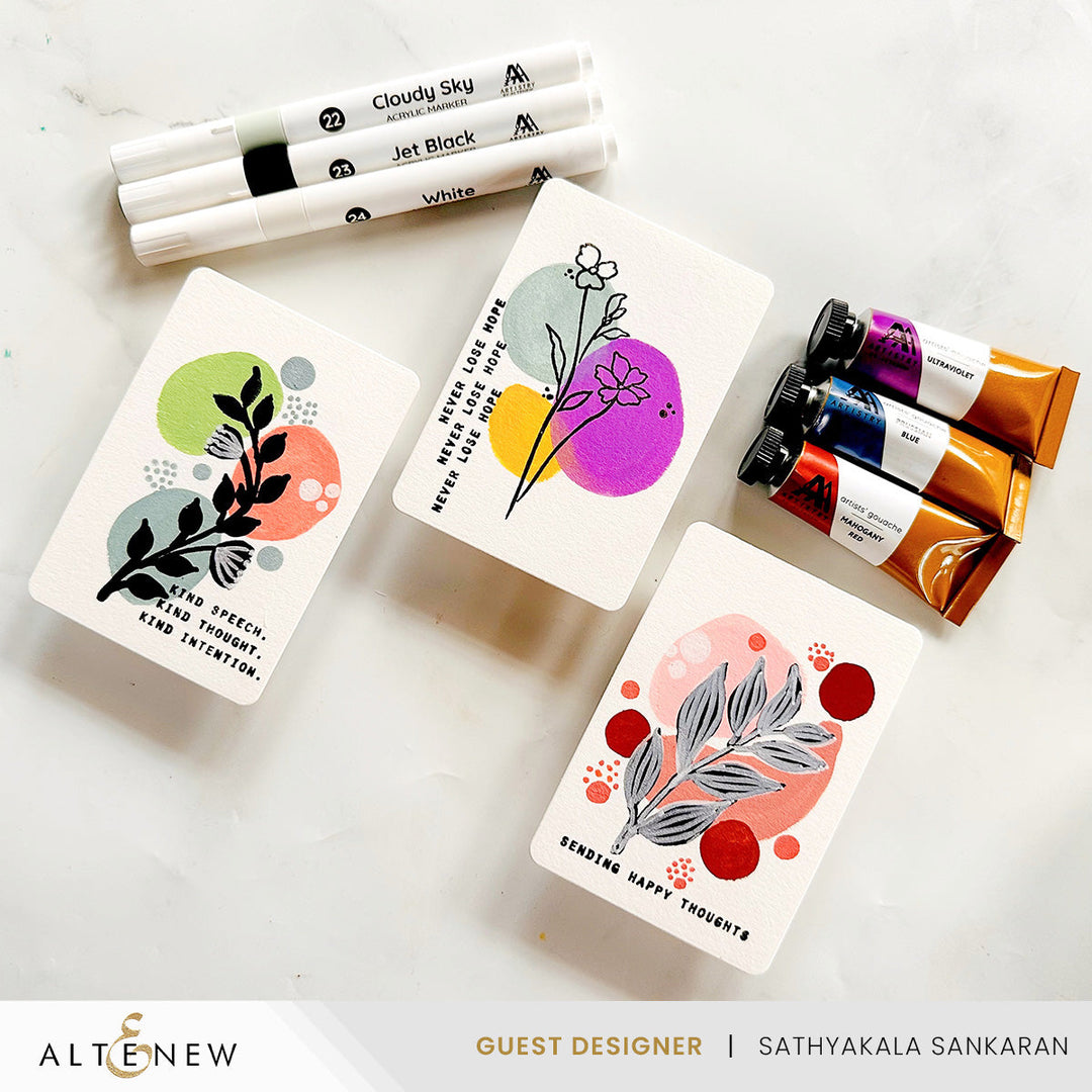 Watercolor Watercolor Paper Set (Cold-Pressed, 5" x 7" Loose Sheets, 10 sheets/set)