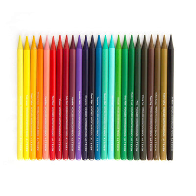 Watercolor Woodless Watercolor Pencil 24 Set