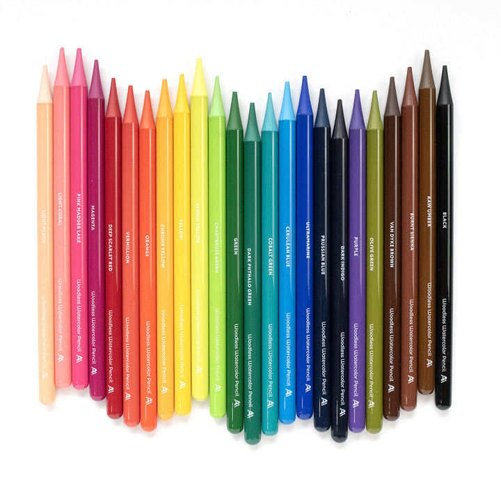 Watercolor Woodless Watercolor Pencil 24 Set
