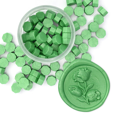 Wax Seal Supplies Fresh Green Wax Beads