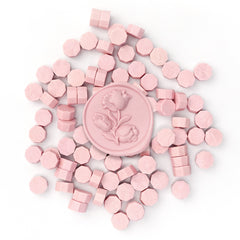 Wax Seal Supplies Frosty Pink Wax Beads