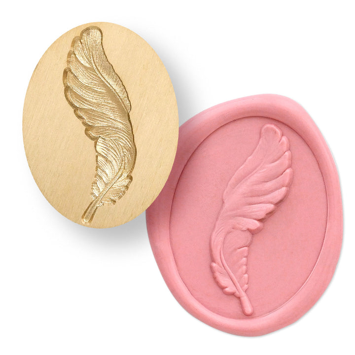 Wax Seal Supplies Graceful Feather Wax Seal Stamp