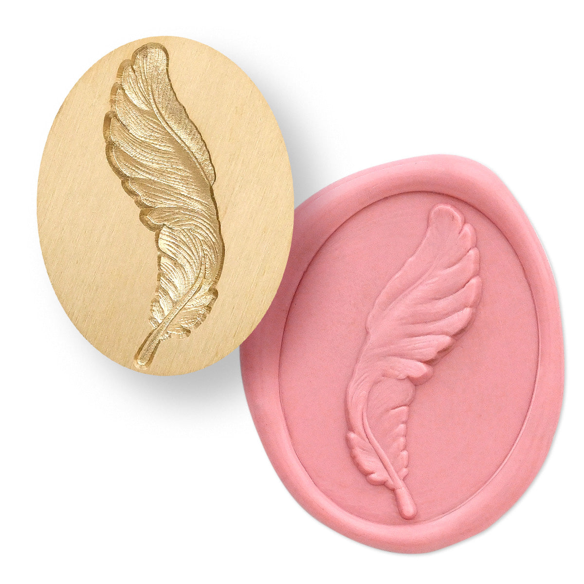 Wax Seal Supplies Graceful Feather Wax Seal Stamp
