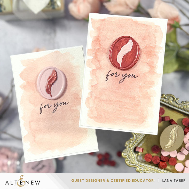 Wax Seal Supplies Graceful Feather Wax Seal Stamp