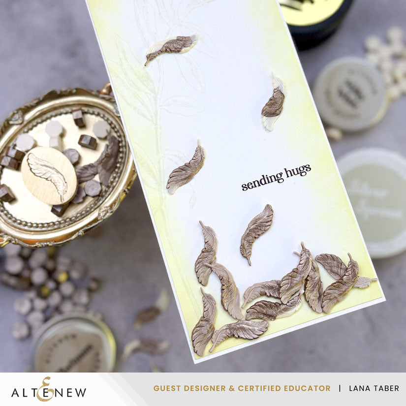 Wax Seal Supplies Graceful Feather Wax Seal Stamp