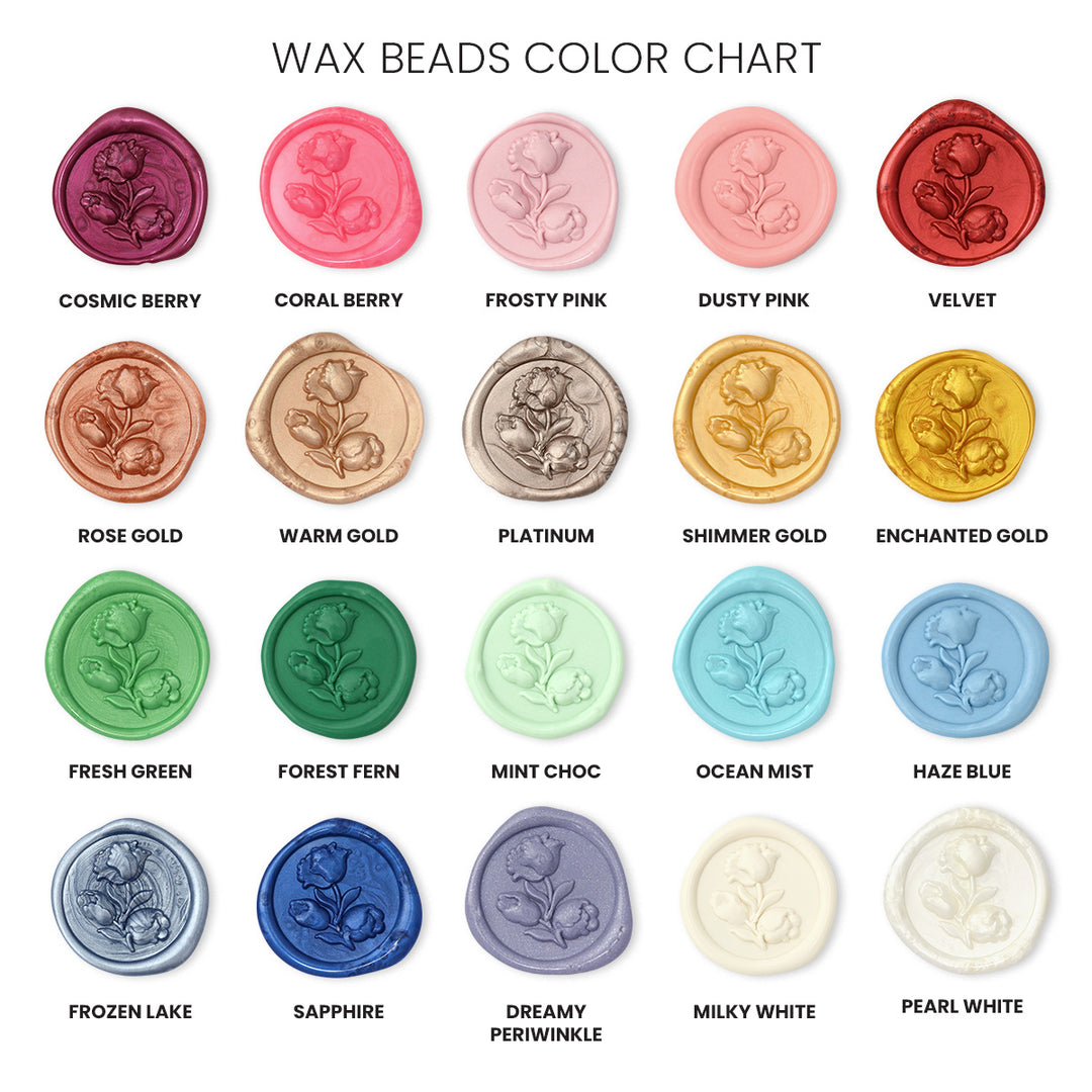 Wax Seal Supplies Milky White Wax Beads
