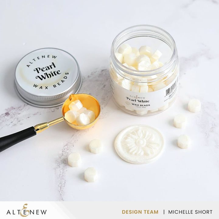 Wax Seal Supplies Pearl White Wax Beads