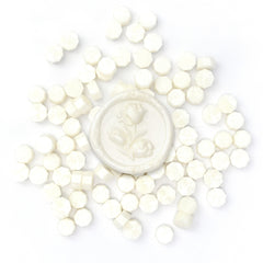 Wax Seal Supplies Pearl White Wax Beads