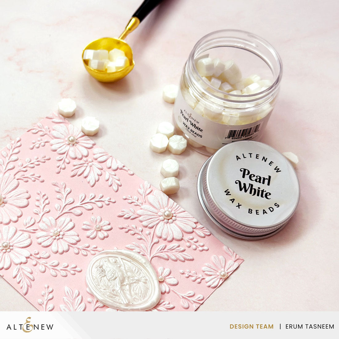 Wax Seal Supplies Pearl White Wax Beads