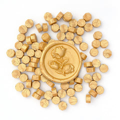 Wax Seal Supplies Shimmer Gold Wax Beads