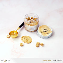 Wax Seal Supplies Shimmer Gold Wax Beads