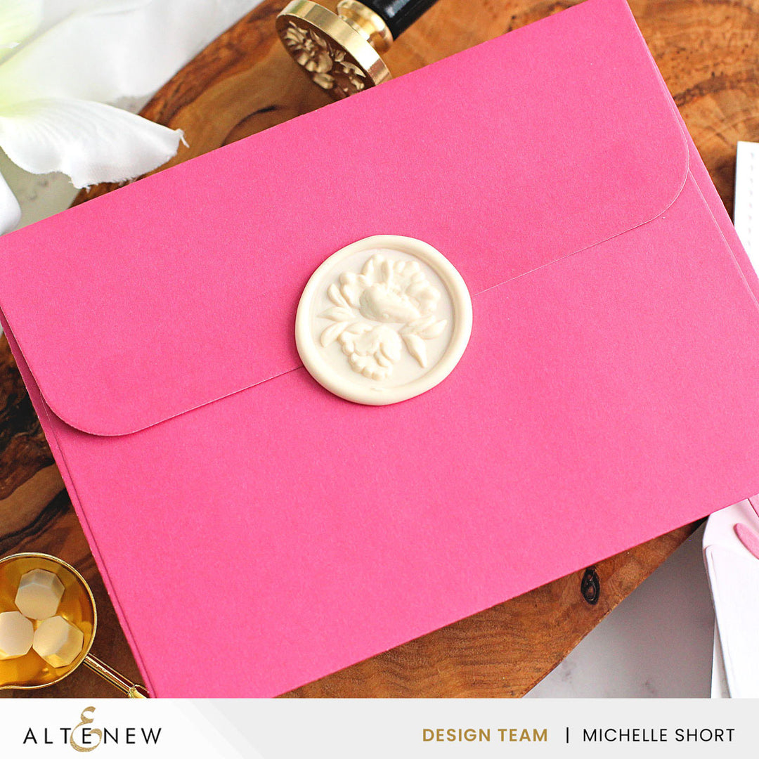 Wax Seal Supplies Soft Peonies Wax Seal Stamp