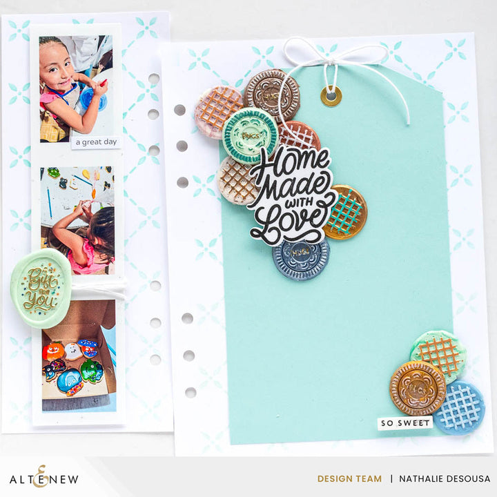 Wax Seal Supplies Wafer Texture Wax Seal Stamp