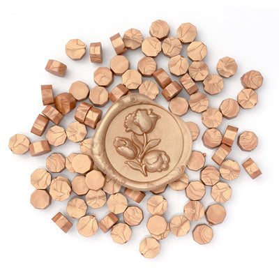 Wax Seal Supplies Warm Gold Wax Beads