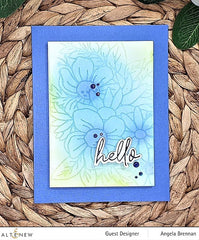 Hot Foil Plate & Stencil Bundle Rainbow Burst